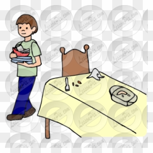 Clear Table Clipart