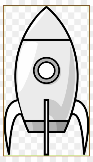 space ship clip art black and white