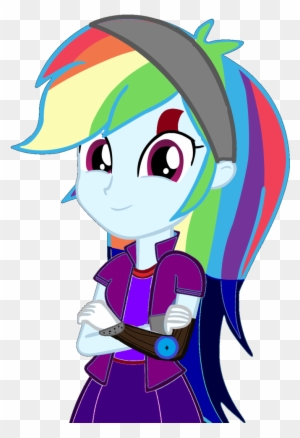 Rainbow Sonic - Vector - Oc - Equestria Girl By Lunastardash - Horror Mlp Rainbow Factory