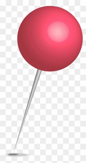 Location Map Pin Pink Sphere - Red Map Pin - Free Transparent PNG