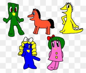 Gumby And Friends Chibi Group By Pokegirlrules - Cartoon - Free ...