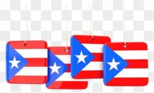 Illustration Of Flag Of Puerto Rico - Puerto Rico Flag