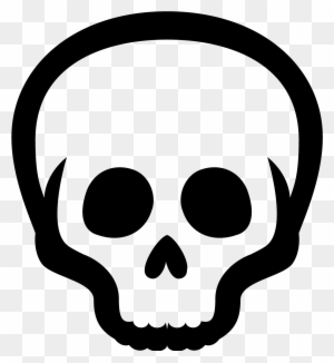 An Empty Skull, Mandible Missing - Skull Icon