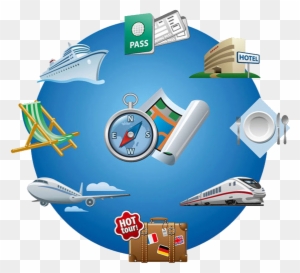 Tourism Travel Clip Art - Travel World Global Png