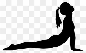 Exercise, Female, Fitness, Girl, Health - Stretching Silhouette