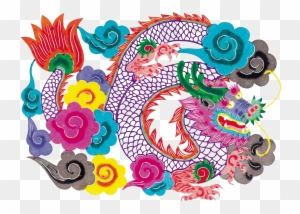 China Chinese Dragon Stock Illustration Illustration - Illustration Des Chinesischen Drachen Mit Karte