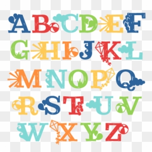 Summer Uppercase Alphabet Svg Scrapbook Cut File Cute - Summer Alphabet