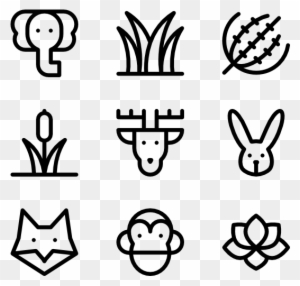 Wildlife 50 Icons View All 3 Icon Packs Of Animal Face - Search Icon Hand Drawn