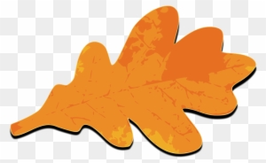 Fall Leafs Orange Png Images - Fall Oak Leaf Clipart