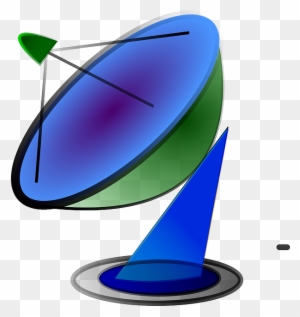 Dish Computer, Internet, Network, Satellite, Cartoon, - Satellite Dish Icon
