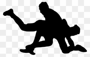 Free Png Sport Wrestling Silhouette Png Images Transparent - Portable Network Graphics