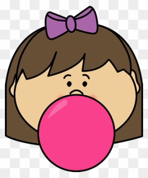 Bubblegum Girl - Clipart Chewing Gum - Free Transparent PNG Clipart ...