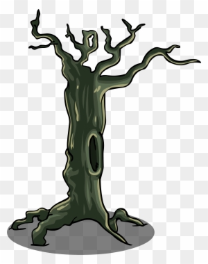 Spooky Tree Sprite 002 - Spooky Tree Clipart Png
