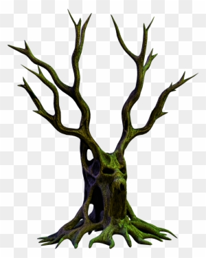 Spooky Tree 06 Png Stock By Roy3d - Transparent Background Tree Spooky