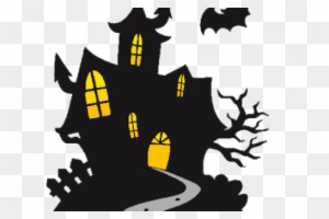 Haunted House Clipart Cartoon - Spooky Castle Clipart
