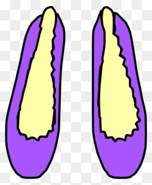 Purple Shoes Clip Art - Slip On Shoes Clip Art