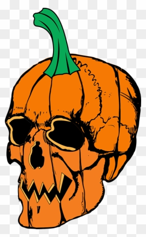 Halloween Skull Pumpkin Scary Spooky Horror - Skull Pumpkin Tshirts Halloween Tees Basic Tees