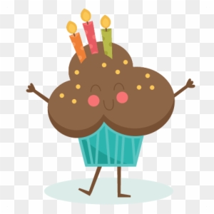 Happy Birthday Cupcake Svg Scrapbook Birthday Svg Cut - Happy Birthday Cupcake Png