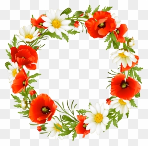 Clipart Info - Wreath Of Flowers Clipart