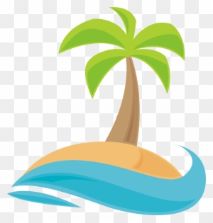 Coconut Palm Tree - Palm Tree Cartoon Png