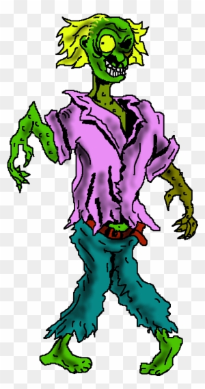 Free To Use Public Domain Halloween Clip Art - Cartoon Zombie Png Transparent