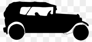 Old Car Silhouette Png