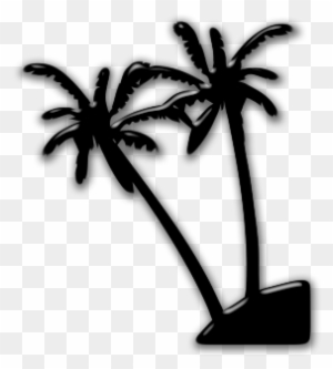 Black And White Palm Tree Clip Art Clipart Best - Into The Night Dvd