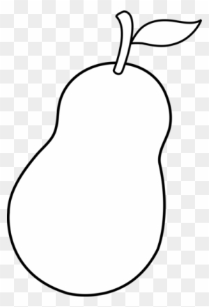 Clipart Info - Pear Cartoon Black And White