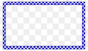 Blue Checkered Border Clip Art At Clker - Cars 3 Background Png
