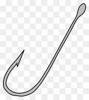 Clipart - Fishing - Fish Hook Transparent Background