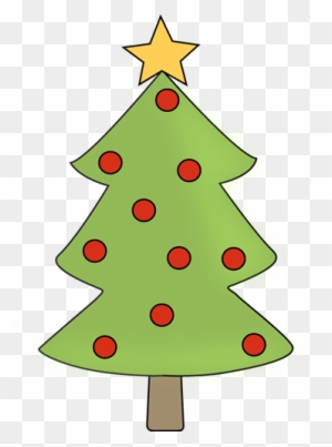 Christmas Tree Clipart Ornament - Christmas Tree With Ornaments Clipart