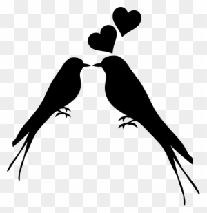 List Of Synonyms And Antonyms Of The Word Love Birds - Love Birds Silhouette Png