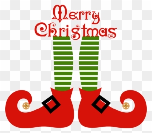 Elf Shoes Clipart Clipart Kid - Merry Christmas Elf Clipart