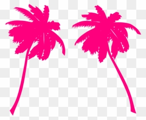 Pink Palm Tree Clip Art