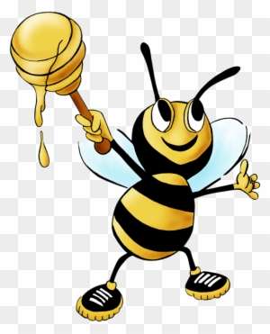 Free Cartoon Honey Bee Clip Art - Honey Bee Clip Art Free