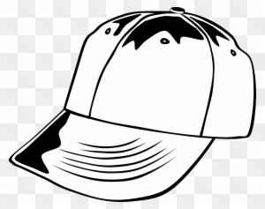 Hat Black And White Pirate Hat Clipart Free Png - Baseball Cap Clip Art