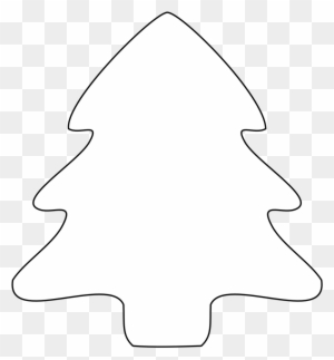 White Christmas Tree Clipart - White Christmas Tree Clip Art