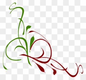 Floral Swirl Clip Art At Clker Com Vector Clip Art - Christmas Swirl Clip Art