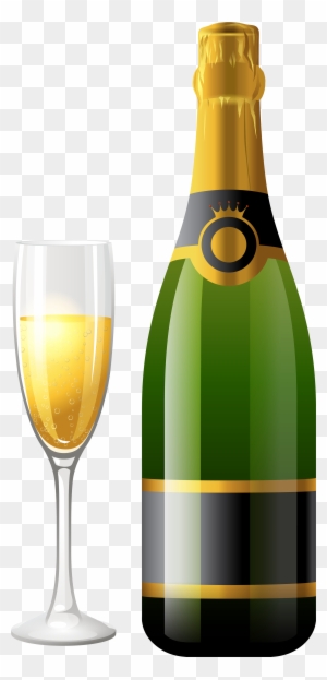 Champagne Bottle With Glass Png Clipart Best Web Clipart - Champagne Png