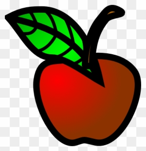 Small Red Apple Clip Art At Clker Com Vector Online - Small Clipart