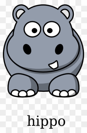 Hippopotamus Clipart - Cartoon Hippo