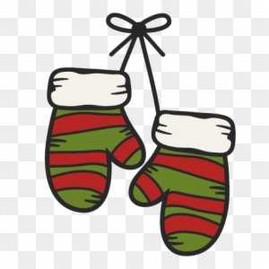 mittens and gloves clipart - blue mittens clipart