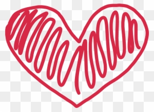 Clip Arts Related To - Heart Doodle Transparent