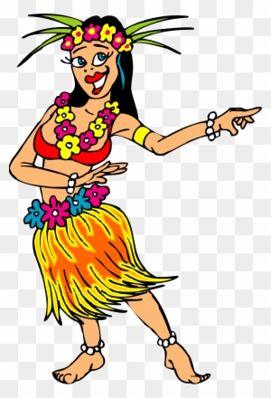 Hawaii Clip Art - Hula Dancers Clip Art