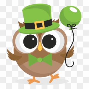 Irish Owl Svg Scrapbook Cut File Cute Clipart Files - St Patricks Day Clipart