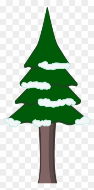 Cartoon Pine Trees - Winter Tree Png Cartoon