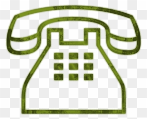 Traditional Clear Telephone Icon - Telephone Logo Gold Png