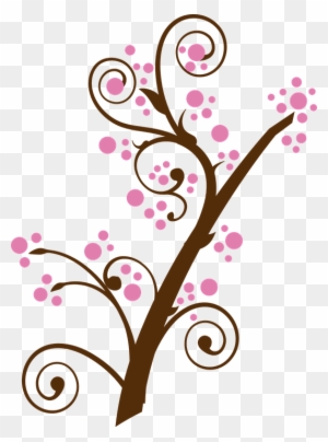Floral Twig Branch Tree Pink Cherry Blossom - Happy Valentines Day Sister