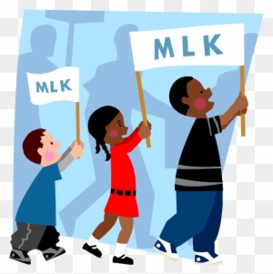 Martin Luther King Parade Clip Art Clipart Free Download - Civil Rights Movement Clipart