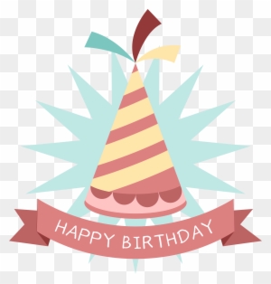 Birthday Party Hat Sticker Clip Art - Birthday Cap Sticker Free Download